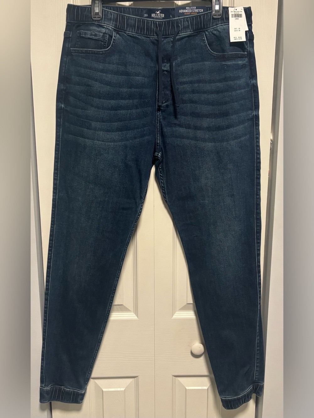NWT Hollister Mens Advanced Flex Skinny Jogger Jeans